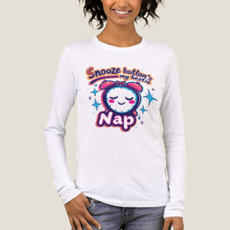 スヌーズボタンは私の親友 トライブレンドTシャツ