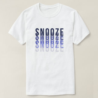 スヌーズ タイポグラフィ Tシャツ