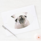 スヌーティパーソナライズされたスヌービーラマ 楕円形シール (封筒)