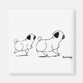 スヌーティプグ マグネット (正面)