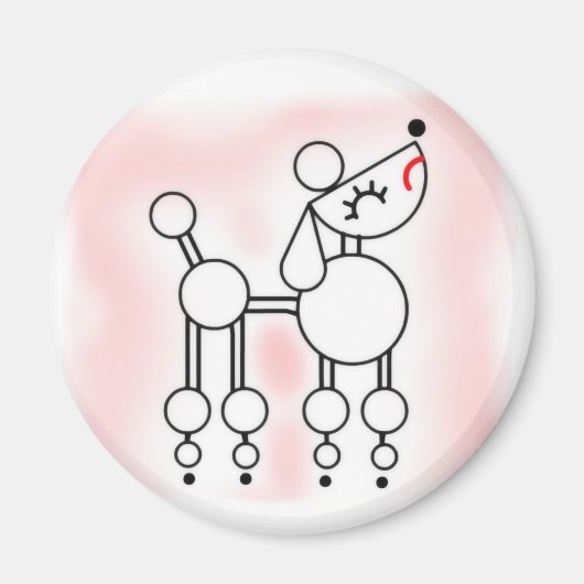 スヌーティ・プードル・マグネット マグネット (正面)