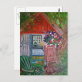 スヌーピー家 ポストカード (正面/裏面)