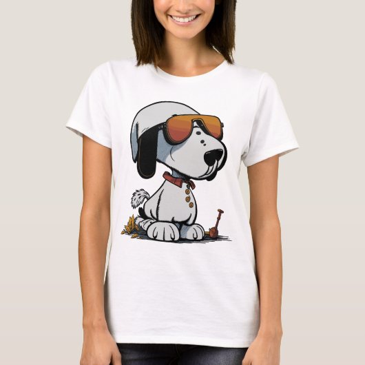 スヌーピー犬 Tシャツ (正面)