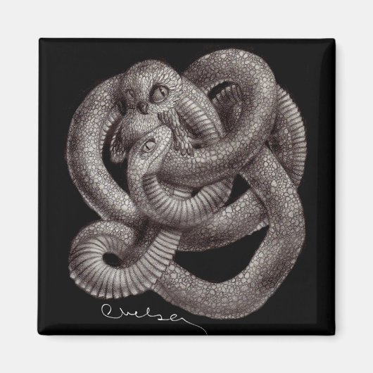 「スヌール」エコ冷蔵庫用マグネット マグネット (正面)