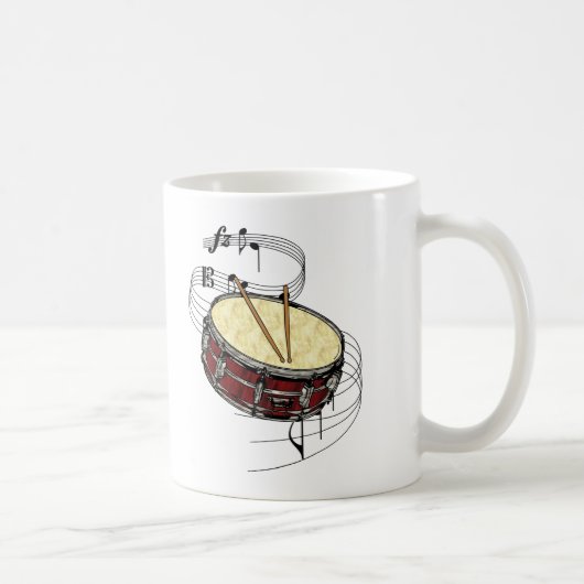 スネアドラム コーヒーマグカップ (右)