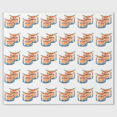 スネアドラム ラッピングペーパー (フラット)