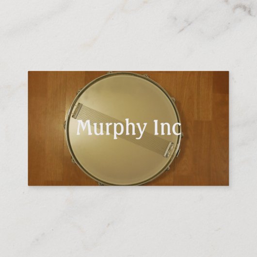 スネアドラム 名刺 (裏面)