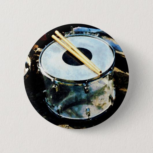 スネアドラム 缶バッジ (正面)