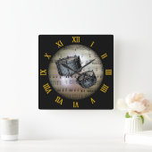 スネアドラム～背景"ミュージカル惑星" * to スクエア壁時計 (ホーム)