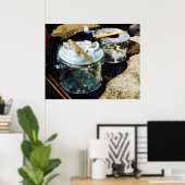 スネアドラム（2個） ポスター (ホームオフィス)