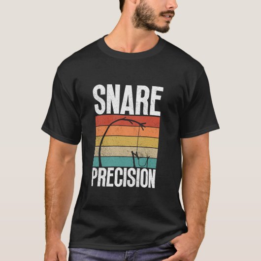 スネア精密動物捕獲春ポールロングS Tシャツ (正面)