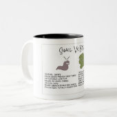 スネイルかケールか ツートーンマグカップ (正面左)