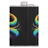 スネカラフルークイラストレーション フラスク (裏面)