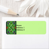 スネカラフルークケルト結び目模様 ラベル (インサイチュ)