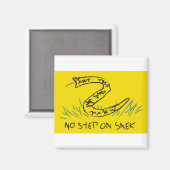 スネクガッズデン国旗のステップなし マグネット (正面/裏面)