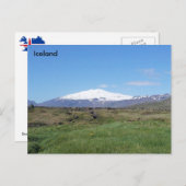 スネクル、アイスランド ポストカード (正面/裏面)