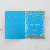 スネグロチカロシアのスタイルイラストレーション。雪女 シーズンカード (内部)