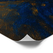 スネジー女性の豚ポートレートマルディグラスポスター ポスター (角)