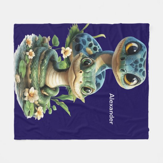 スネパーソナライズされたークフリースブランケット フリースブランケット (正面(横))