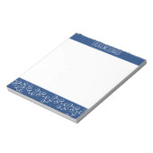 スネフモダンビット馬メモ帳 – Navy ノートパッド (回転)