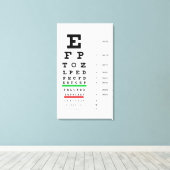 スネレン図視床学 キャンバスプリント (インサイチュ (ウッドフロア))