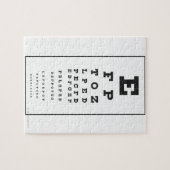 スネレン図 ジグソーパズル (横)