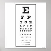 スネレン図 ポスター (正面)