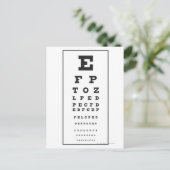 スネレン図 ポストカード (スタンド正面)