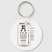 スネレン図(医療用視力テスト) キーホルダー (正面)