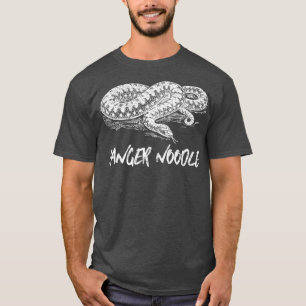 スネーおもしろいク危険ヌードルスネックミームホグノーズ Tシャツ