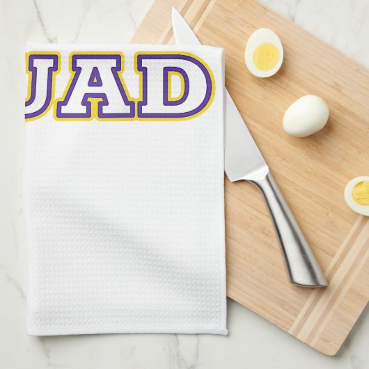 スネークおもしろい恋人のためのマンバ分隊の服 キッチンタオル (四つ折り)