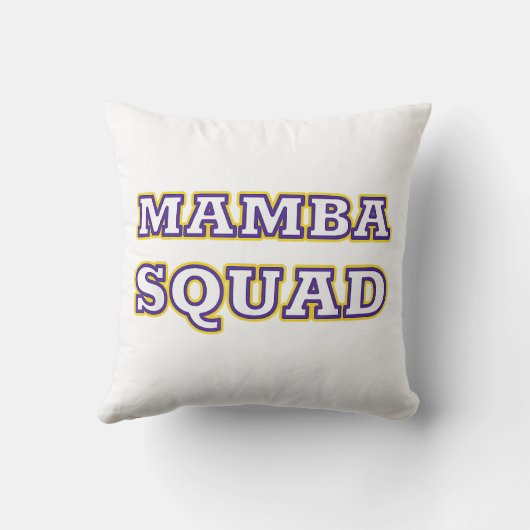 スネークおもしろい恋人のためのマンバ分隊の服 クッション (裏面)