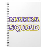 スネークおもしろい恋人のためのマンバ分隊の服 ノートブック (正面)
