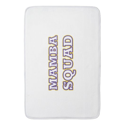 スネークおもしろい恋人のためのマンバ分隊の服 バスマット (正面縦)