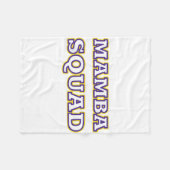 スネークおもしろい恋人のためのマンバ分隊の服 フリースブランケット (正面(横))