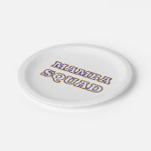 スネークおもしろい恋人のためのマンバ分隊の服 ペーパープレート (アングル)