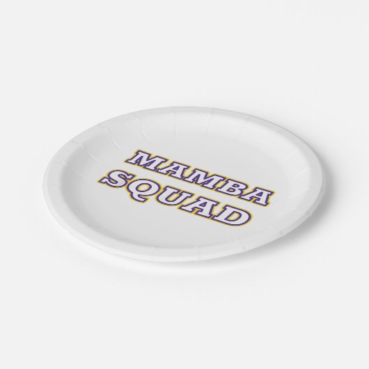 スネークおもしろい恋人のためのマンバ分隊の服 ペーパープレート (アングル)