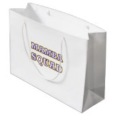 スネークおもしろい恋人のためのマンバ分隊の服 ラージペーパーバッグ (裏面アングル)