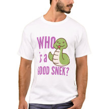 スネークおもしろい恋人Tee - "誰が良いSNEK?"