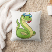 スネークとしてダイバーワーストシュノーケル クッション (ブランケット)