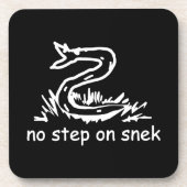 スネークに注意 ガズデン パロディ SnekRight x6 コースター (正面)