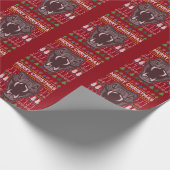 スネークの醜いクリスマスセーター野生生物シリーズ ラッピングペーパー (角)