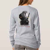スネークアイズ忍者 | 女性長袖 Tシャツ (裏面)