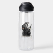 スネークアイズ忍者 | 25オンス ウォーターボトル (背面)