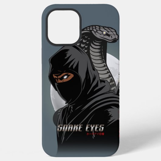 スネークアイズ忍者 | iPhoneケース (裏面)