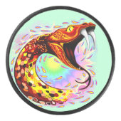 スネークアタックサイケデリックスリアル芸術 アイスホッケーパック (正面)