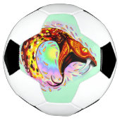 スネークアタックサイケデリックスリアル芸術 サッカーボール (回転)