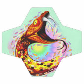 スネークアタックサイケデリックスリアル芸術 サッカーボール (フラット)