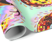 スネークアタックサイケデリックスリアル芸術 ラッピングペーパー (ロールコーナー)