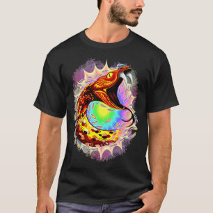 スネークアタックサイケデリックスリアル芸術 Tシャツ